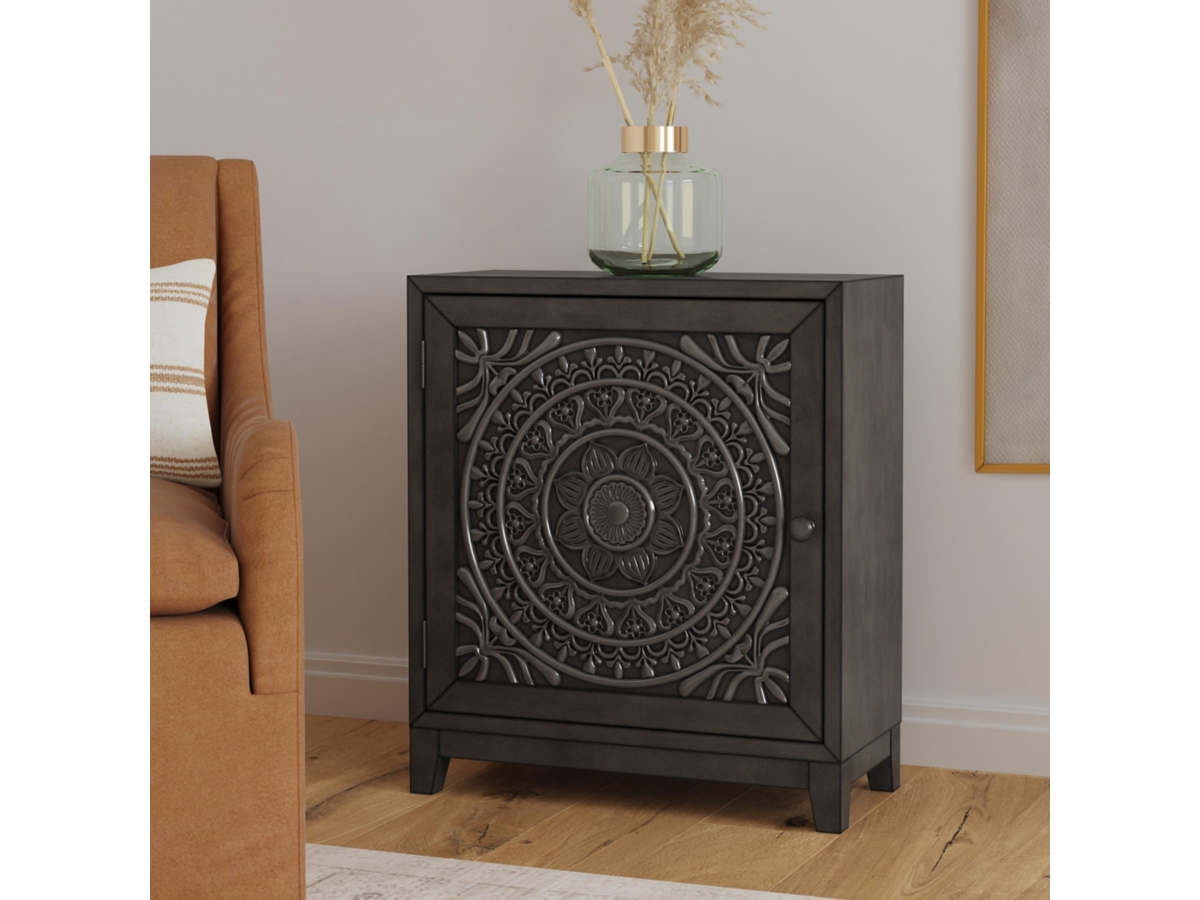 Linon Shelby Accent Cabinet
