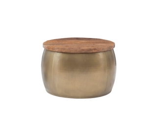 Linon Pruitt Large Storage Drum