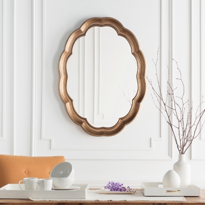 Milburn Quatrefoil Design 40" X 30" X 1.5" Mirror, , rollover