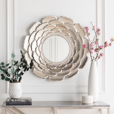 Home Accents Flower 32" X 32" X 2" Mirror, , rollover