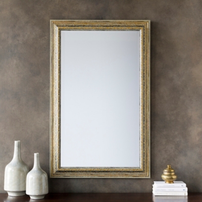 Roseville Embossed Gold 47 X 30 Mirror Ashley Furniture Homestore