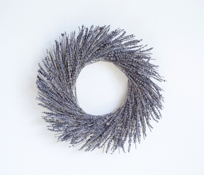 Dried Natural Lavender Wreath In Box, , rollover