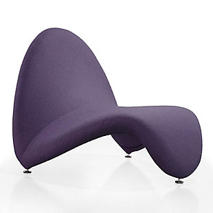 Manhattan Comfort MoMa Accent Chair, Purple, large
