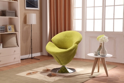 A600032057 Manhattan Comfort Tulip Accent Chair, Green/Polish sku A600032057