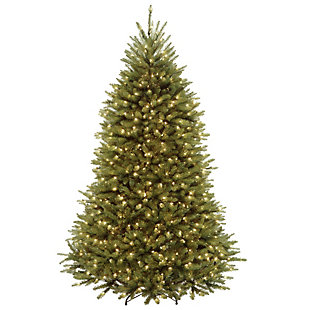 National Tree Company 7.5 ft. Dunhill Fir Tree with Dual Color LED Lights, , large