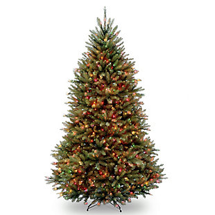 6.5 ft. Dunhill Fir Tree with Multicolor Lights, , large