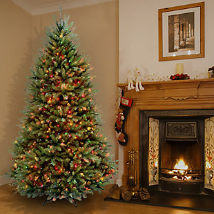 7.5 ft. Dunhill Fir Tree with Multicolor Lights, , rollover