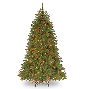 National Tree Company 7.5 ft. Dunhill Fir Tree with Multicolor Lights, , large