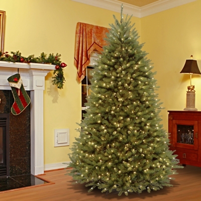 National Tree Company 9 ft. Dunhill Fir Tree with Clear Lights, , large