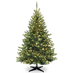 National Tree Company 6 ft. Kincaid Spruce Tree with Clear Lights, , large