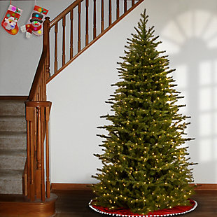 National Tree Company 6.5 ft. Nordic Spruce Slim Tree with Clear Lights, , rollover