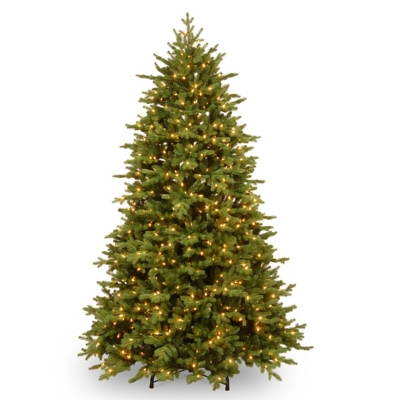 National Tree Company 7.5 ft. PowerConnect Princeton Deluxe Fraser Fir with Dual Color LED Lights, , large