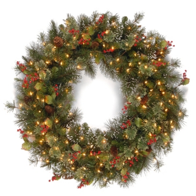 National Tree Company Pre-Lit Artificial Christmas Garland, Green, Eve