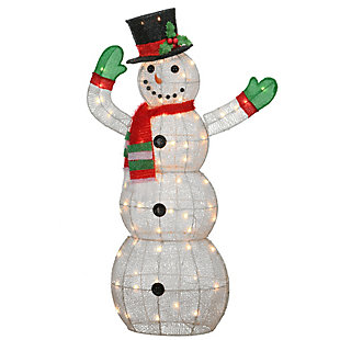 National Tree Company Snowman Decoration with Clear Lights, , large