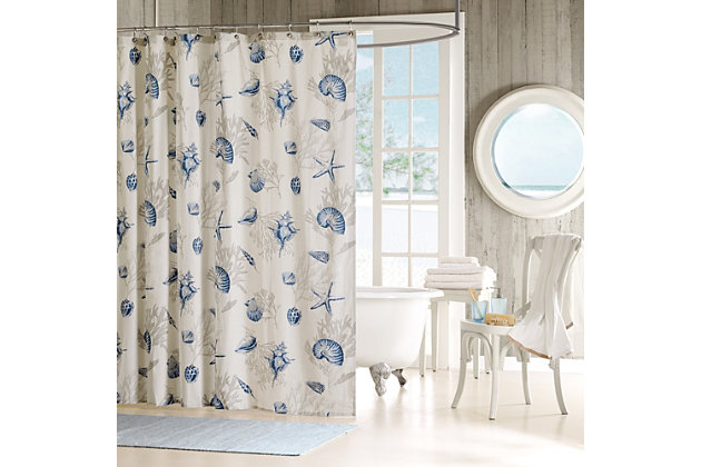 Madison Park Ombre Polyester Shower Curtain 72x72 for sale online 