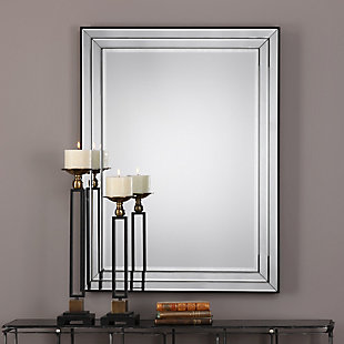 Uttermost Wood Framed Mirror, , rollover