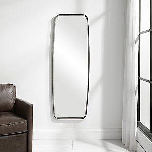 Uttermost Full Length Curved Mirror, Silver, rollover