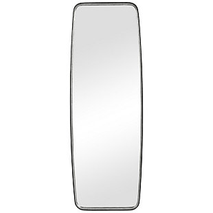 Uttermost Full Length Curved Mirror, Silver, large