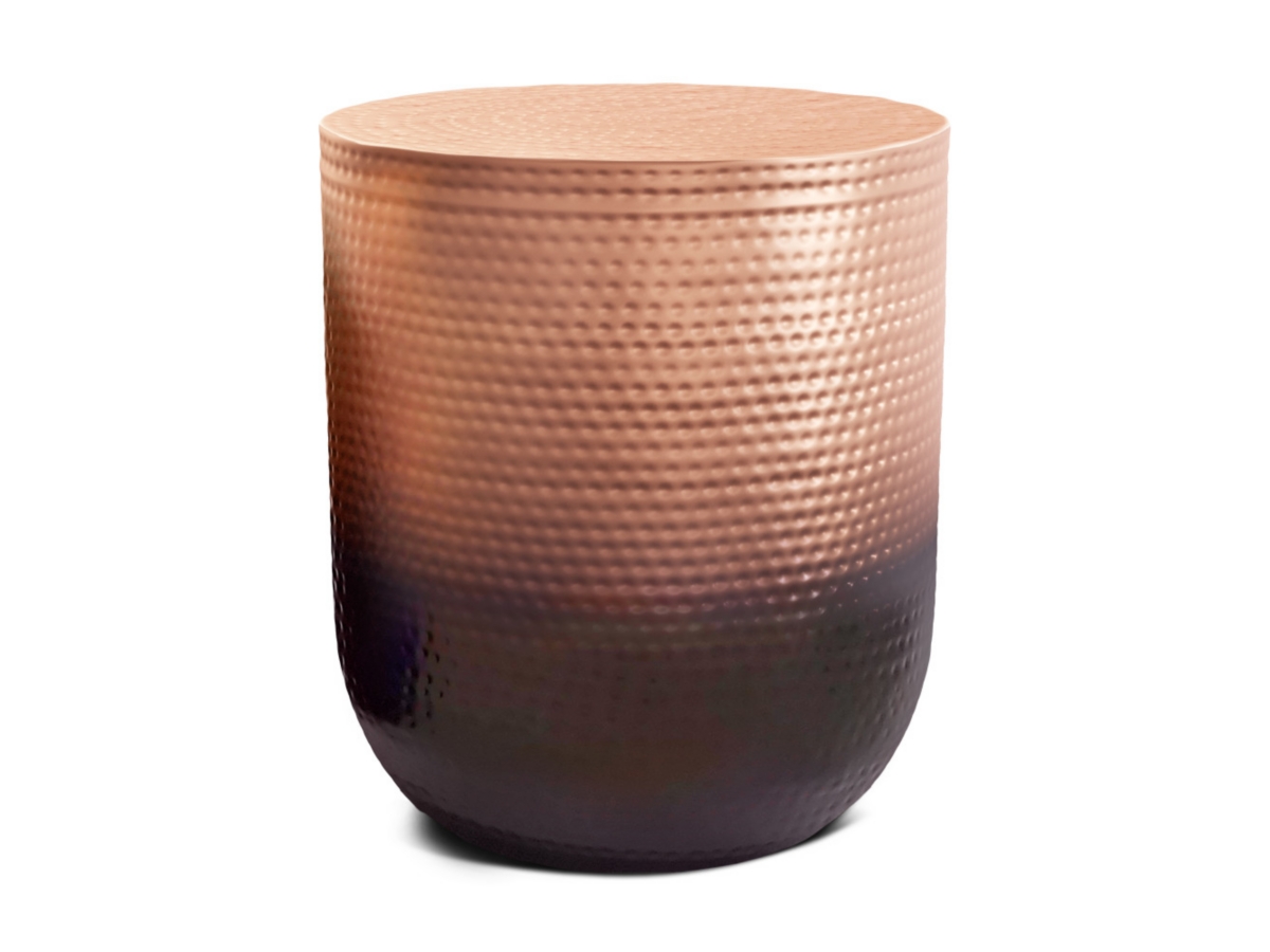 Simpli Home Nova Metal Accent Table, Copper Ombre, large