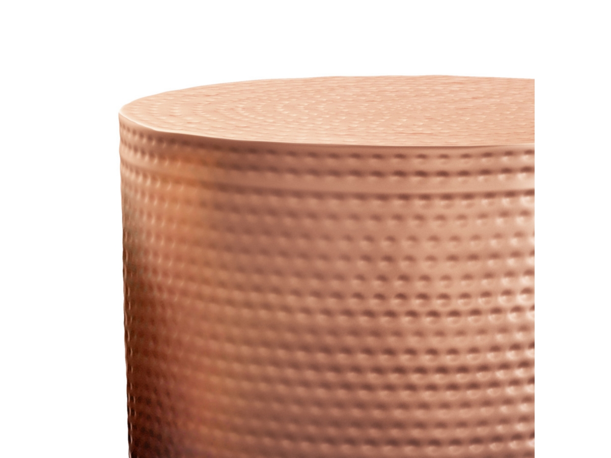 Simpli Home Nova Metal Accent Table, Copper Ombre, large