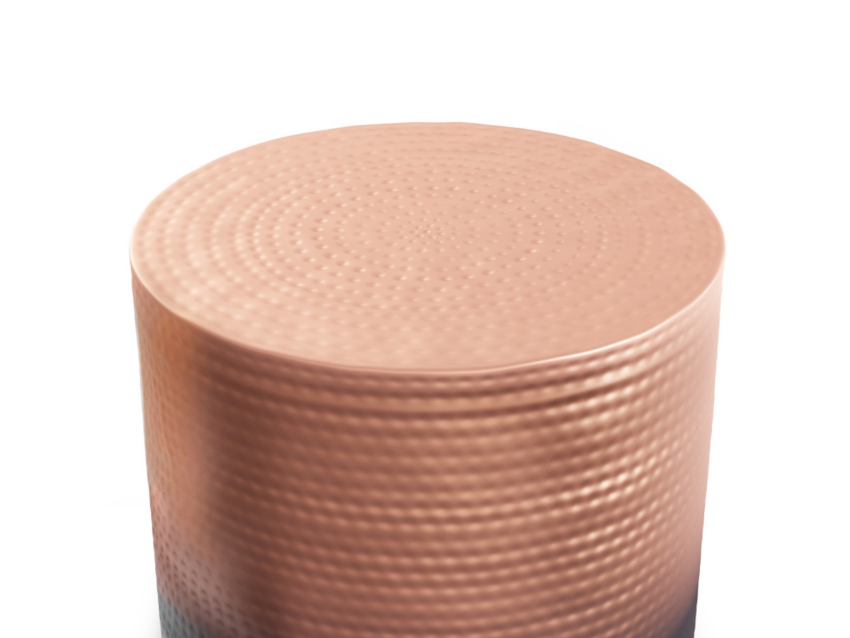 Simpli Home Nova Metal Accent Table, Copper Ombre, large