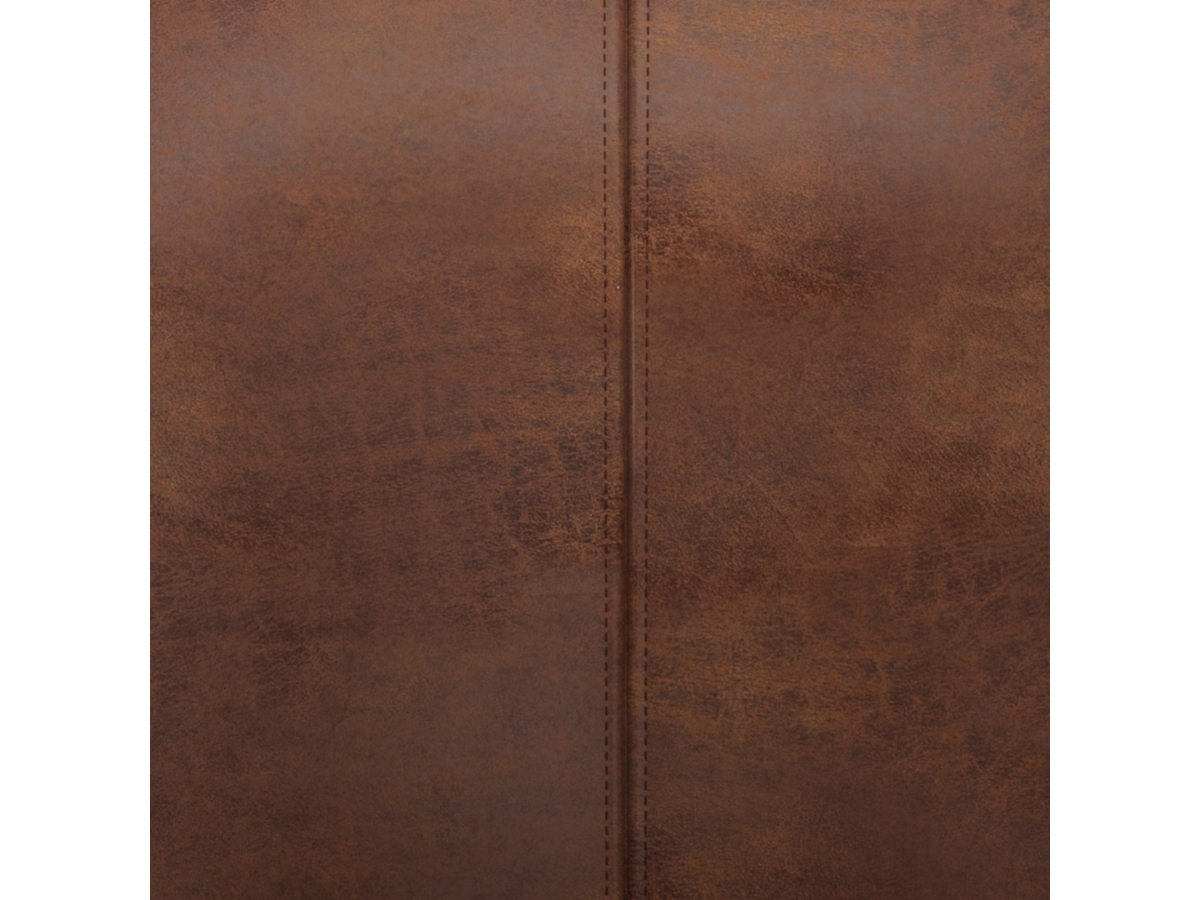 Simpli Home Austin Tub Chair, Saddle Brown, large