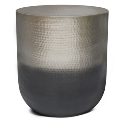 Simpli Home Nova Accent Table, Silver Ombre, large