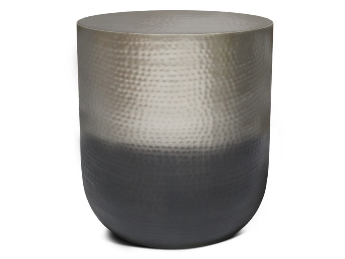 Simpli Home Nova Accent Table, Silver Ombre, large