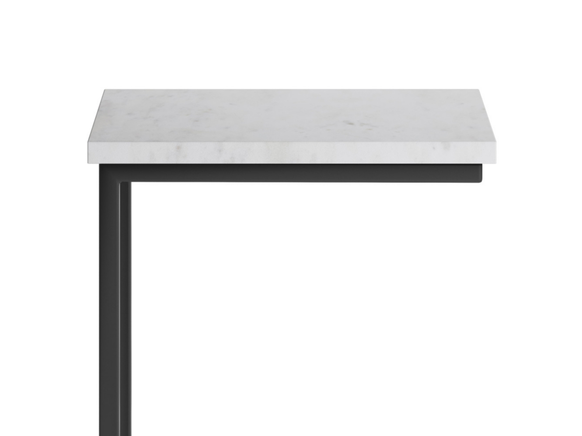 Simpli Home Skyler C Side Table, White, large