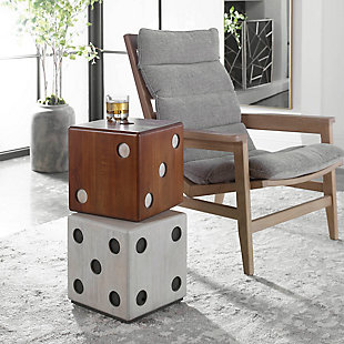 Uttermost Roll The Dice Accent Table, , rollover