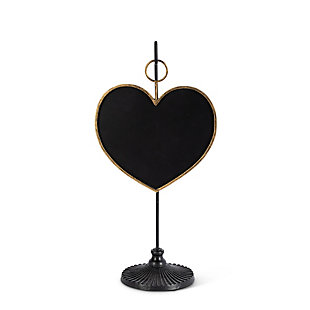 The Gerson Company Hanging Chalkboard Heart with Stand, , large