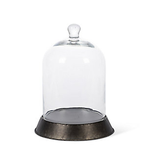 The Gerson Company Glass and Metal Cloche, , large