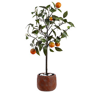 Safavieh Faux Orange Potted Tree, , large