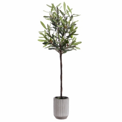 Shop Safavieh Faux Olive Potted Tree from Ashley Furniture on Openhaus
