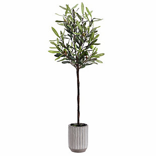 Safavieh Faux Olive Potted Tree, , large