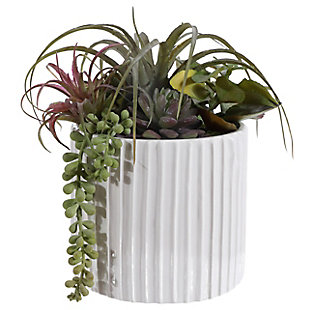 Safavieh Faux Mixed Succulent Potted Plant, , large