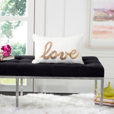Safavieh First Comes Love Pillow, , rollover