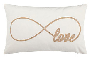 Safavieh Infinite Love Pillow, Beige, large