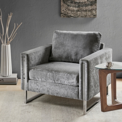 Maddox Accent Chair, Gray