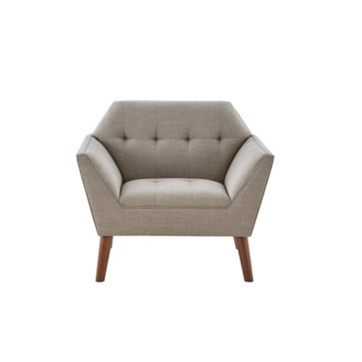 INK+IVY Newport Lounge Chair, Light Gray, large