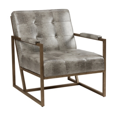 INK+IVY Waldorf Lounge Chair, Gray, large