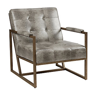 INK+IVY Waldorf Lounge Chair, Gray, large