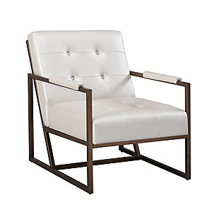 INK+IVY Waldorf Lounge Chair, White, large