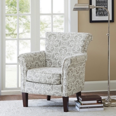 Madison Park Brooke Tight Back Club Chair, Gray, large