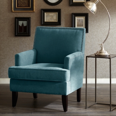 Madison Park Colton Club Chair, Blue, rollover