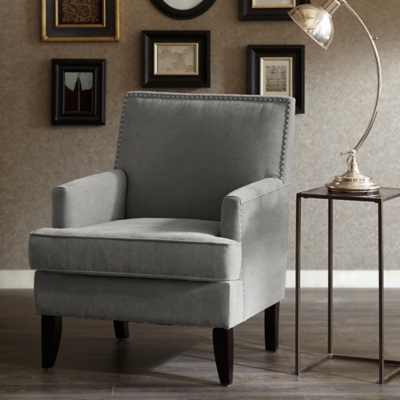 Madison Park Colton Club Chair, Gray, large