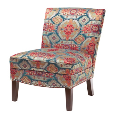 Madison Park Hayden Slipper Accent Chair, Red, rollover