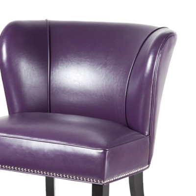 Dark purple accent online chair