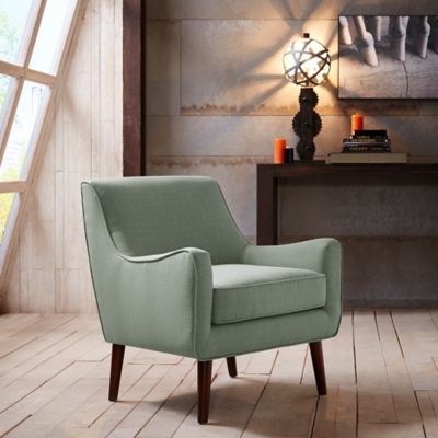 Nathan Mid-Century Accent Chair, Seafoam