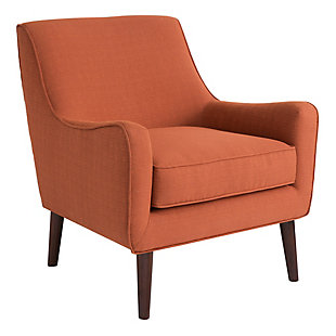 Madison Park Oxford Accent Chair, Burnt Orange, large